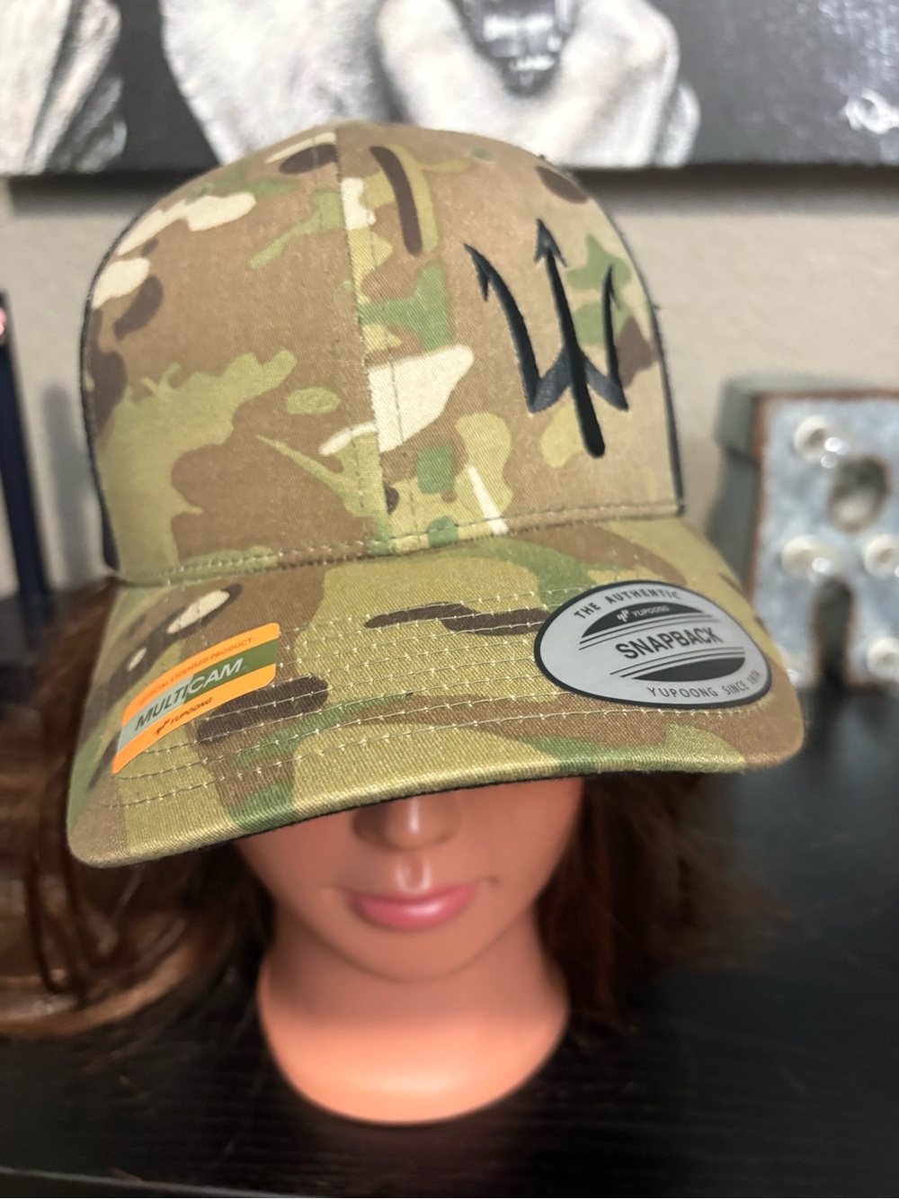Limited edition Forged brand multicam Camo Snapback trucker Hat with Black Logo